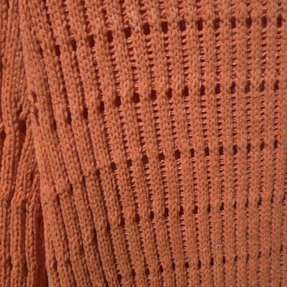 Zara Bold Orange Knitwear Pant set Size L EUC - Picture 6 of 9